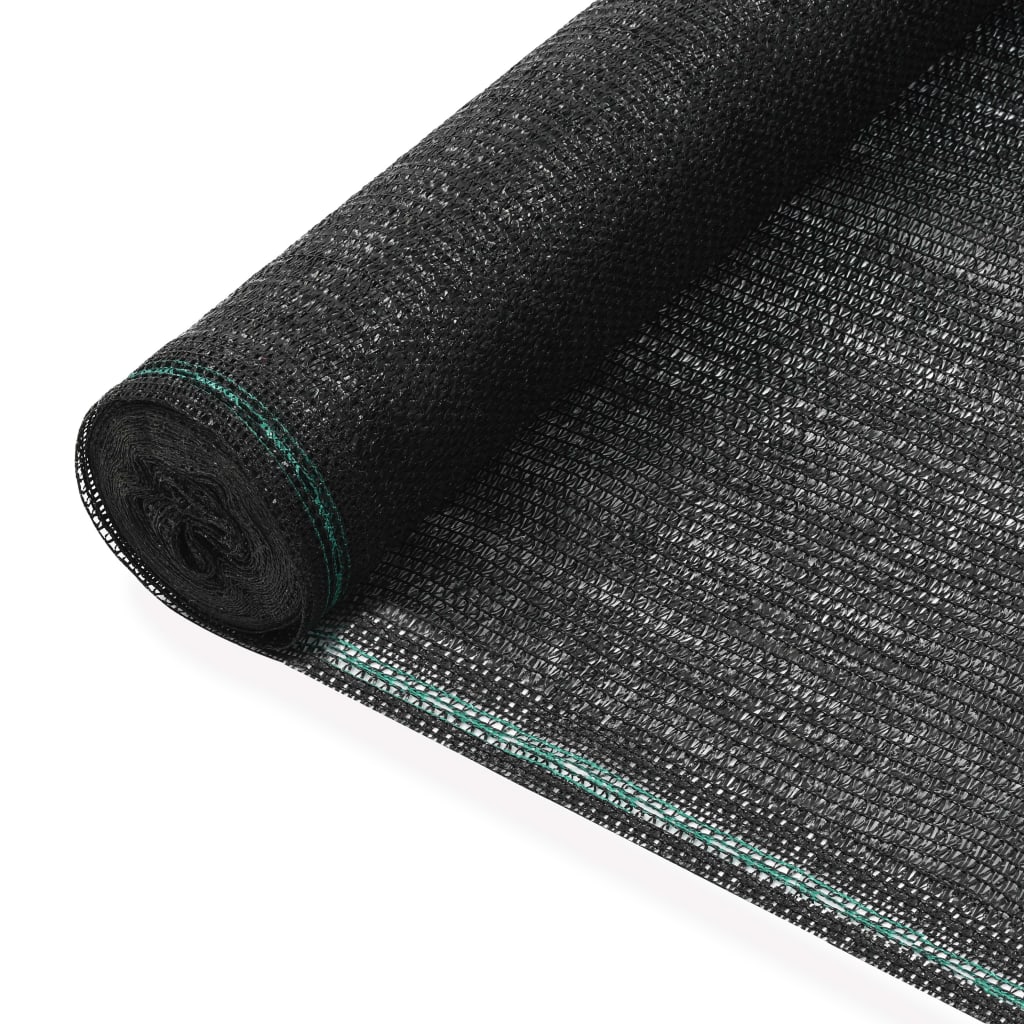 Rede de ténis PEAD 1,2x25 m preto