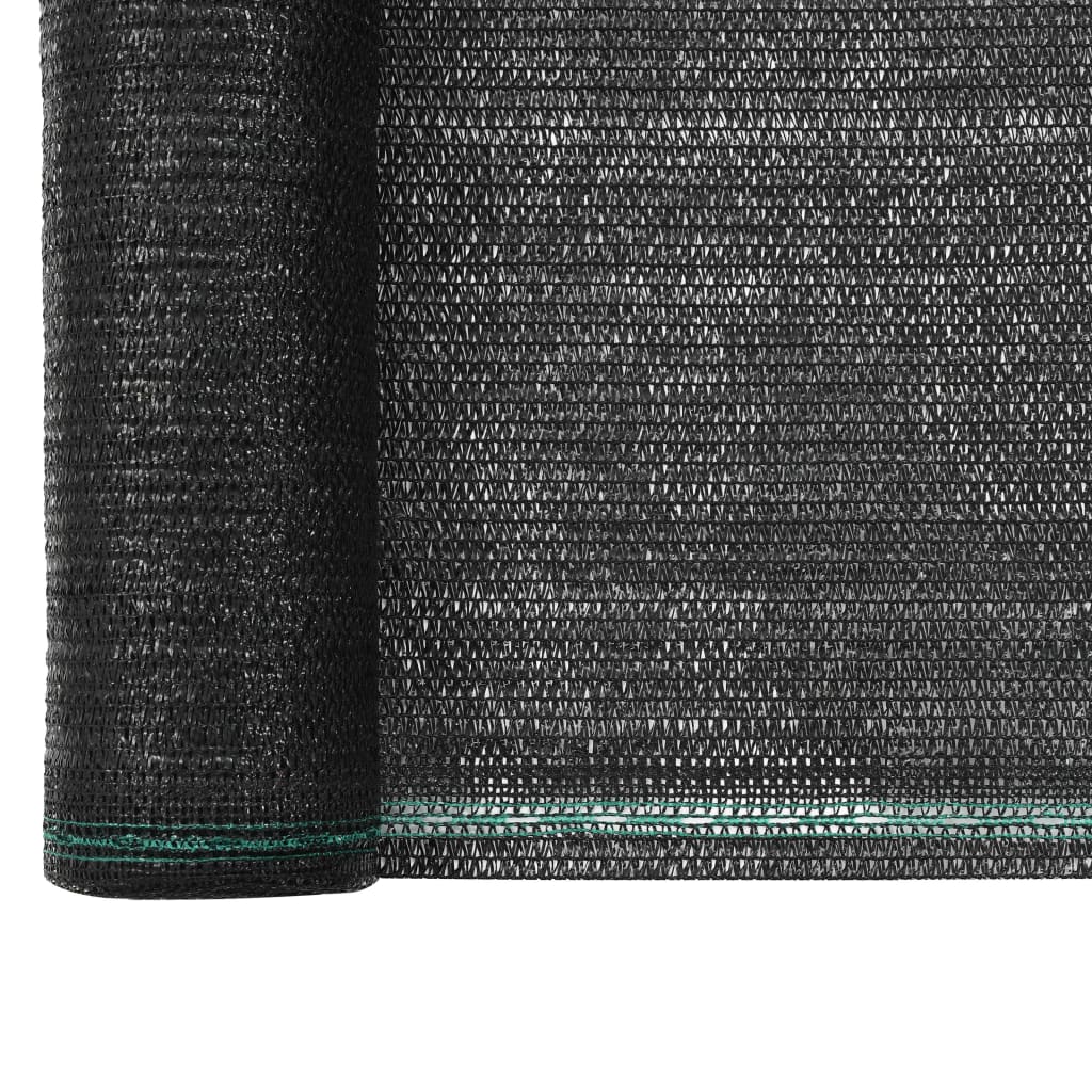 Rede de ténis PEAD 1,2x25 m preto