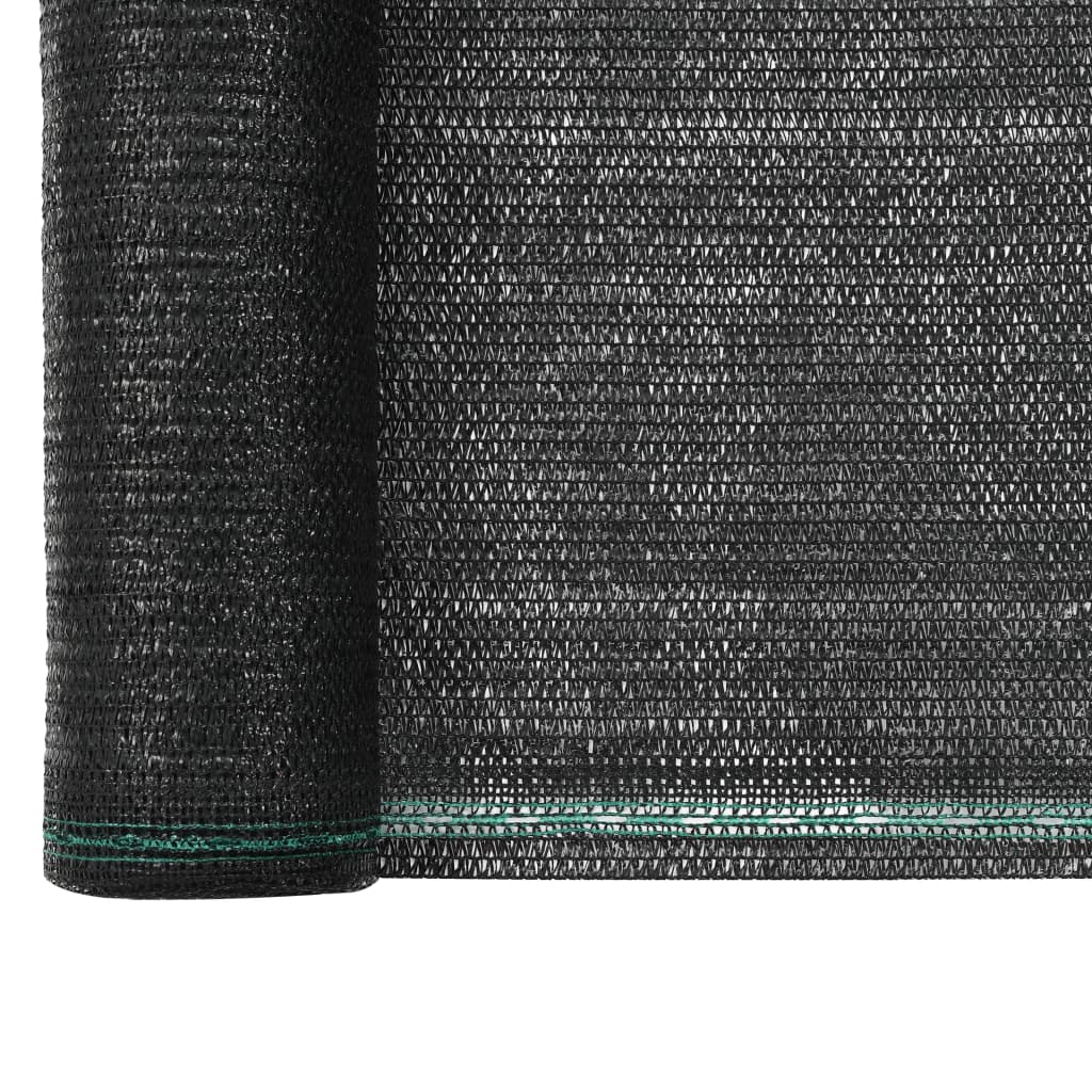 Rede de ténis PEAD 1,4x25 m preto