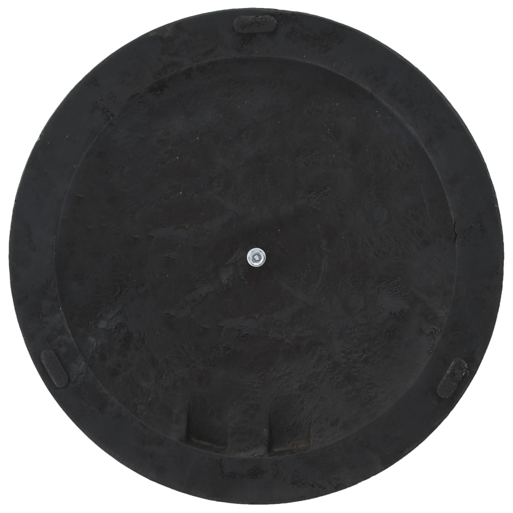 Base de guarda-sol redonda poliresina 19 kg preto