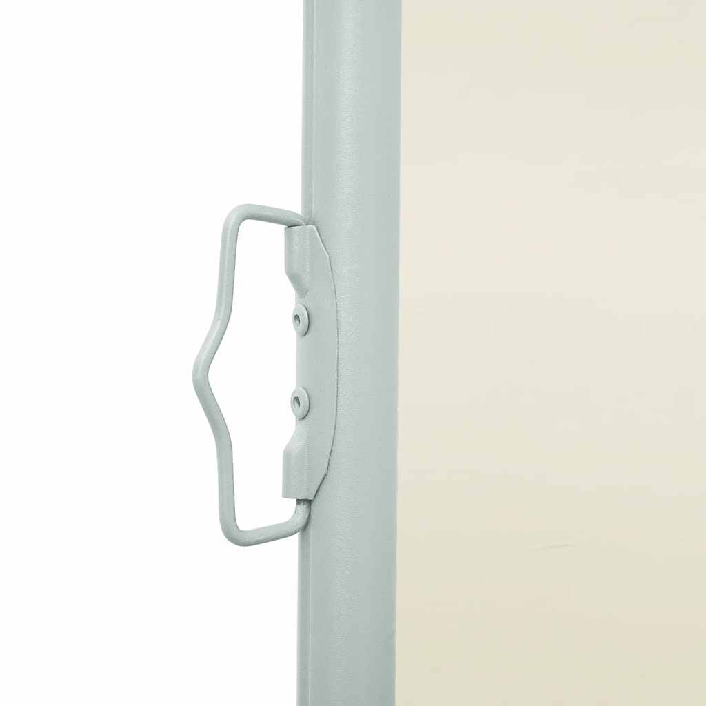 Toldo lateral retrátil 160 x 500 cm cor creme