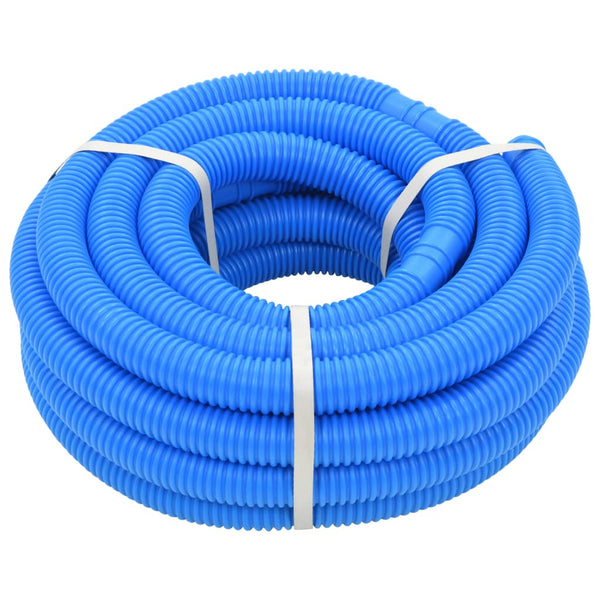 Mangueira de piscina com braçadeiras azul 38 mm 12 m