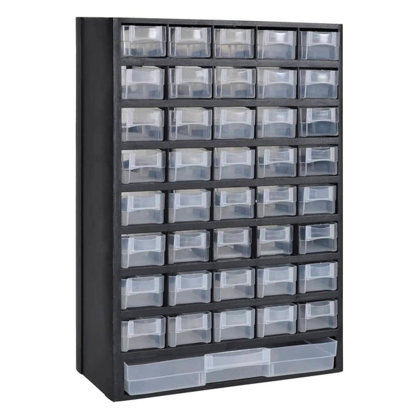 Caixa para arrumação ferramentas c/ 41 gavetas 2 pcs plástico