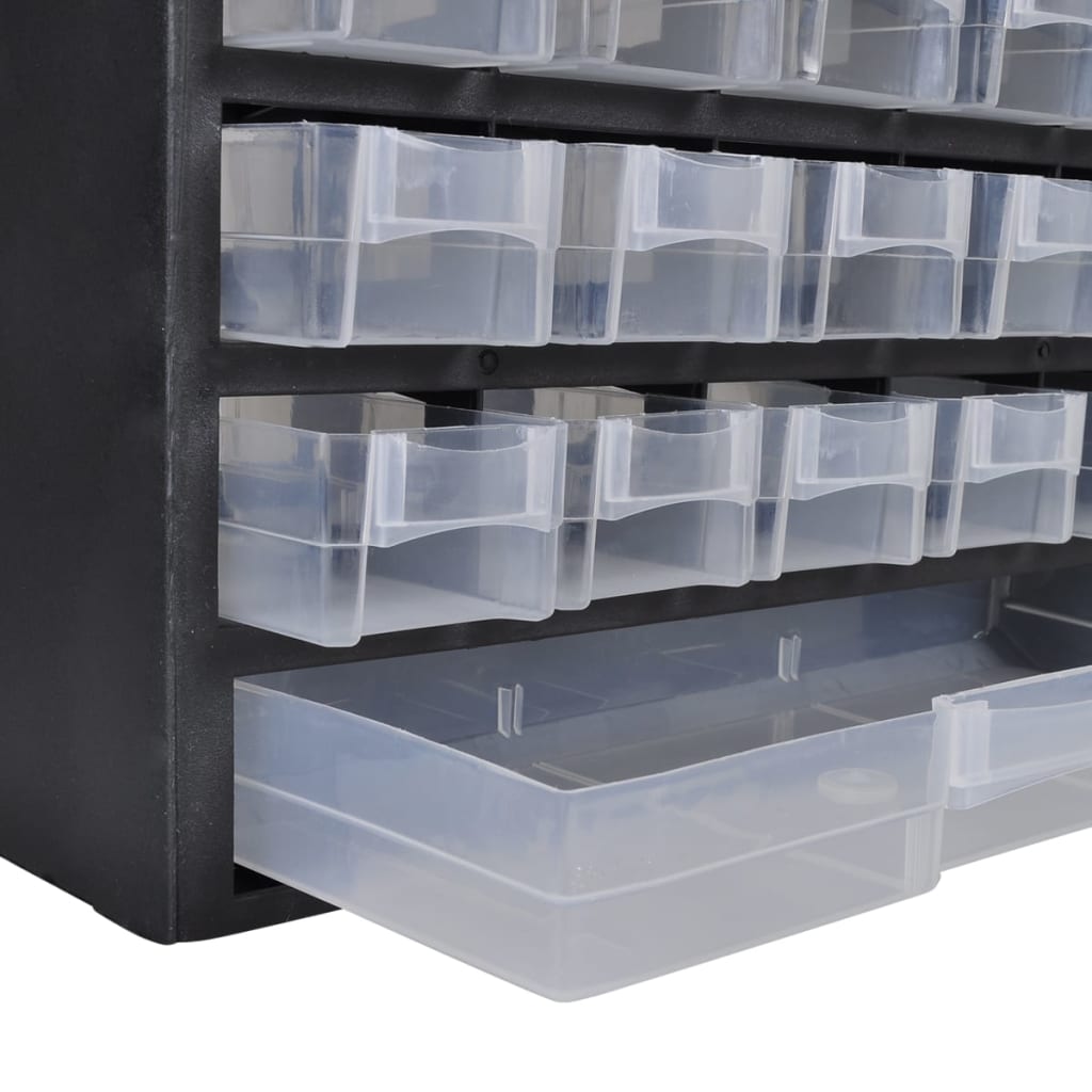 Caixa para arrumação ferramentas c/ 41 gavetas 2 pcs plástico