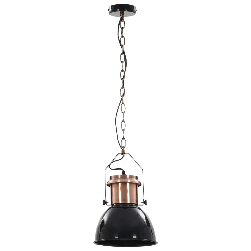 Candeeiros de teto 2 pcs redondo E27 preto