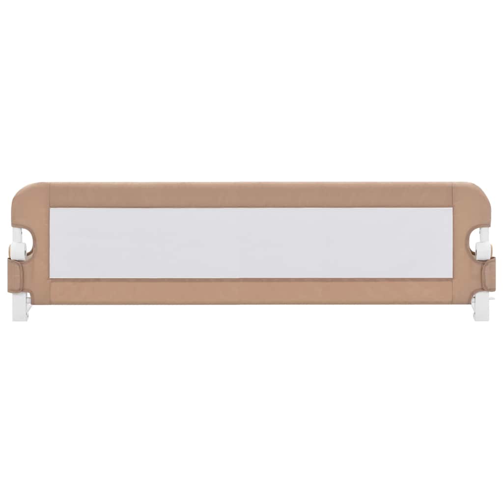 Barra segur. cama infantil 150x42cm poliéster cinza-acastanhado