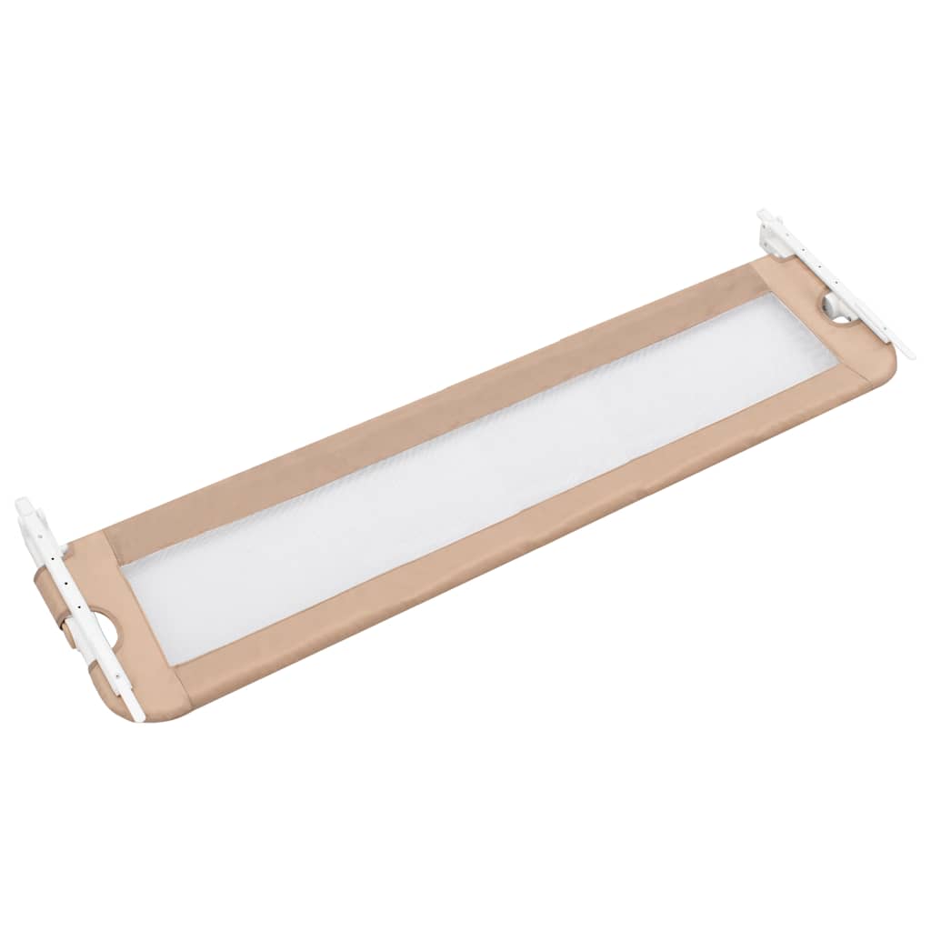 Barra segur. cama infantil 150x42cm poliéster cinza-acastanhado