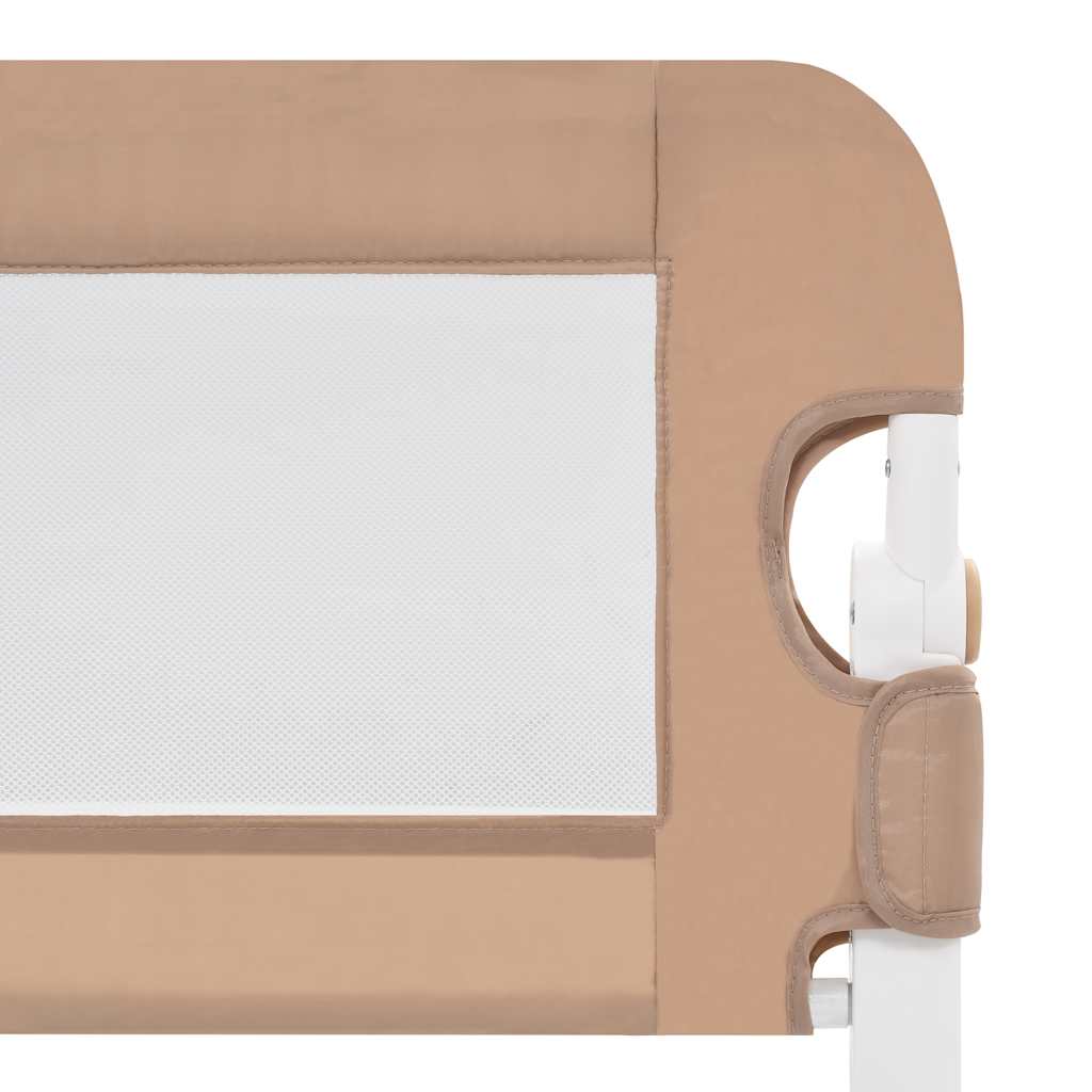 Barra segur. cama infantil 150x42cm poliéster cinza-acastanhado