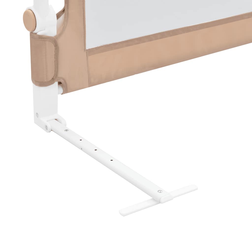 Barra segur. cama infantil 150x42cm poliéster cinza-acastanhado