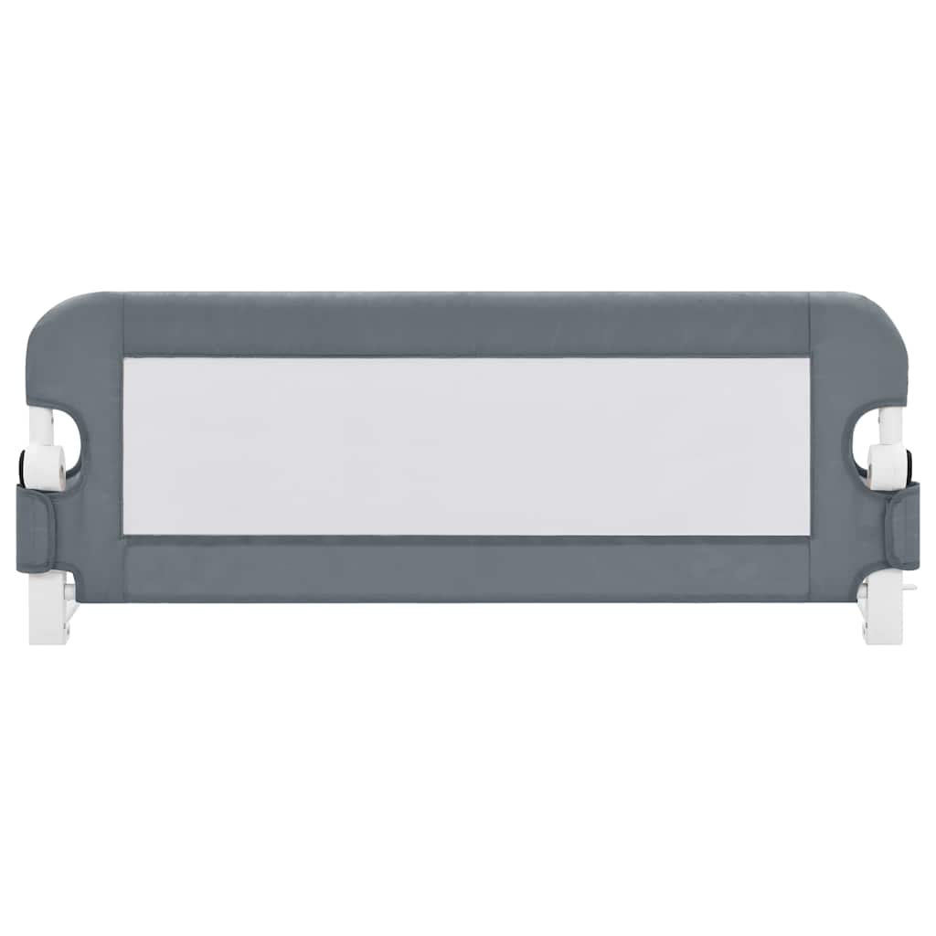 Barra de segurança p/ cama infantil 102x42cm poliéster cinzento