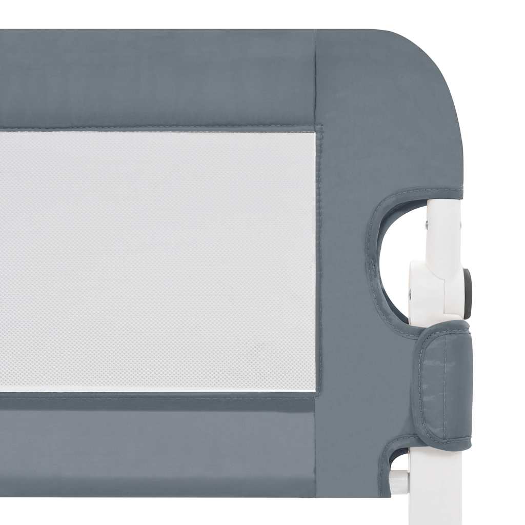 Barra de segurança p/ cama infantil 102x42cm poliéster cinzento