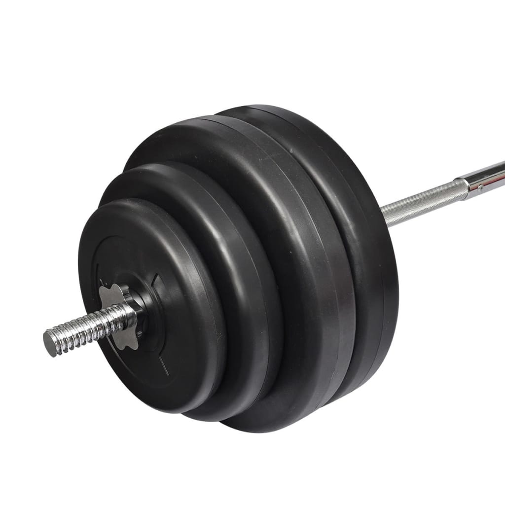 Conjunto de barra com discos 60 kg