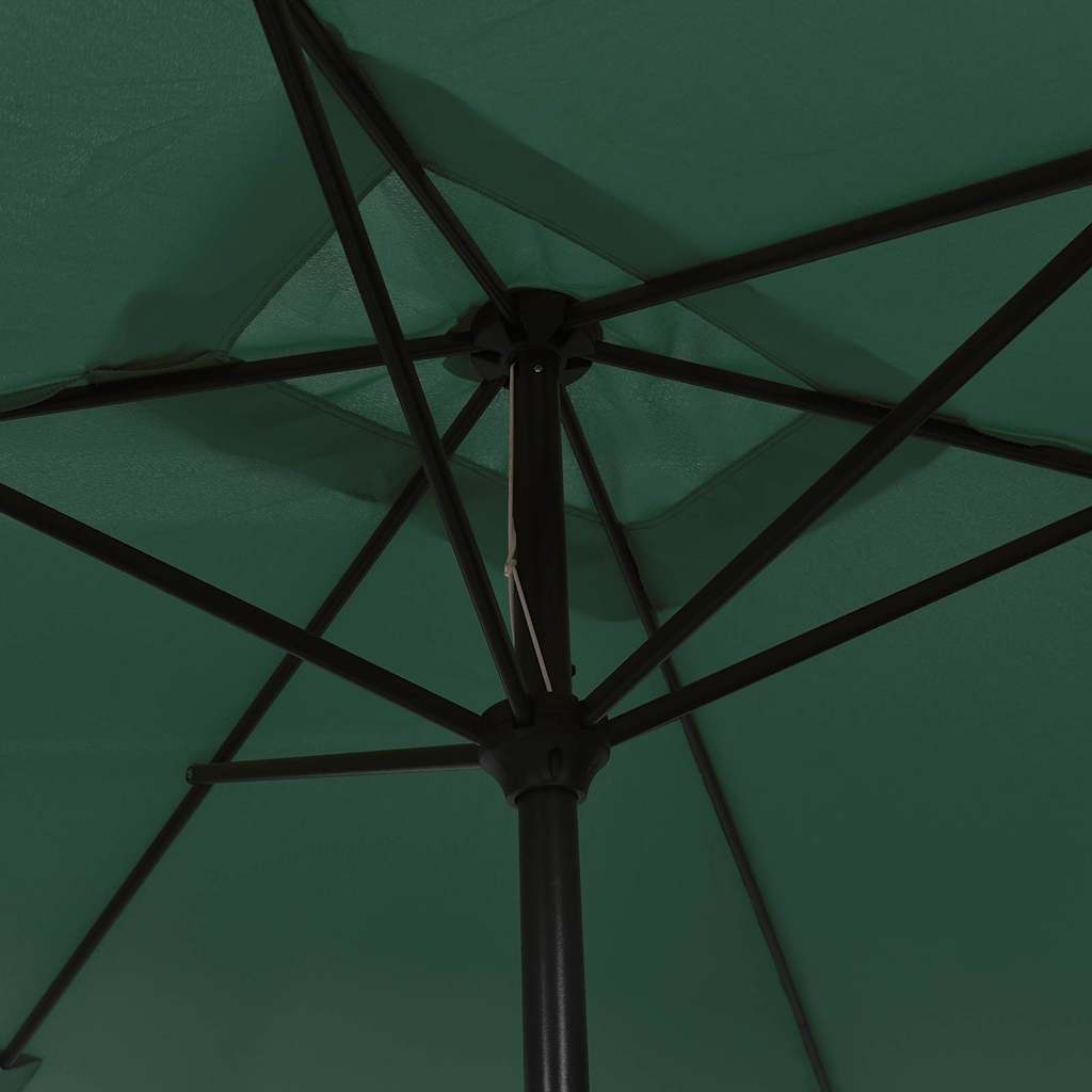 Guarda-sol 200 x 300 cm retangular verde