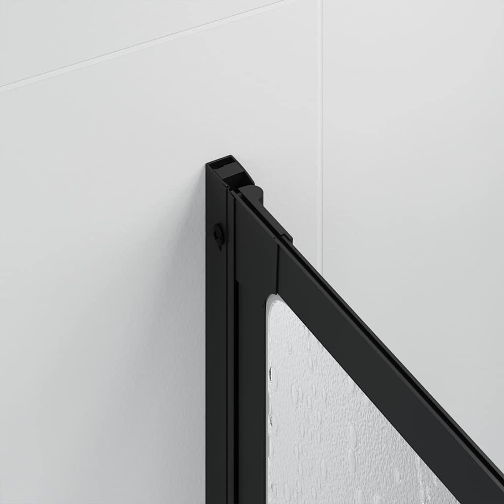 Cabine de duche 140 x 168 cm 7 painéis dobráveis com toalheiro