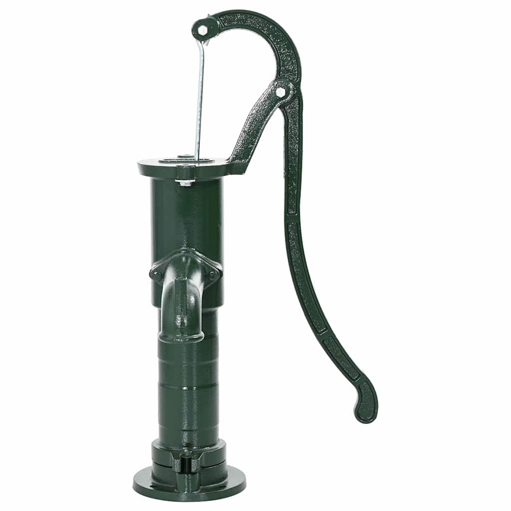 Bomba de água manual para jardim em ferro fundido