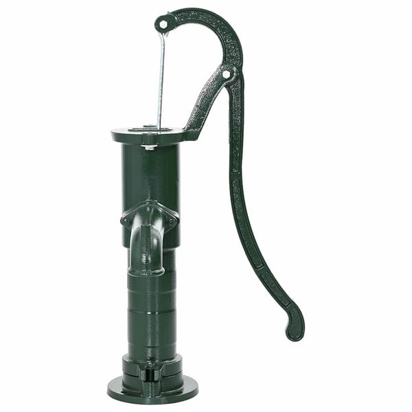 Bomba de água manual para jardim em ferro fundido