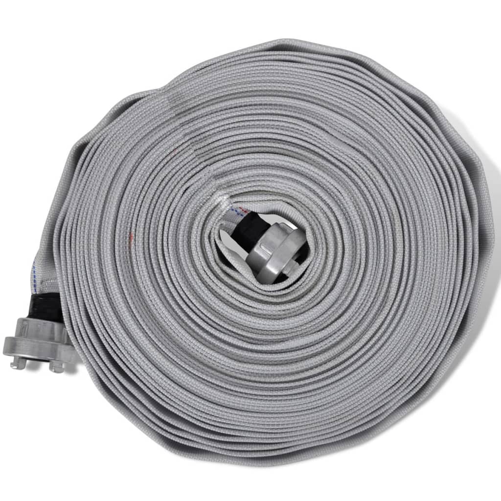 Mangueira de incêndio lisa 30 m com acoplamentos D-Storz 2,54cm