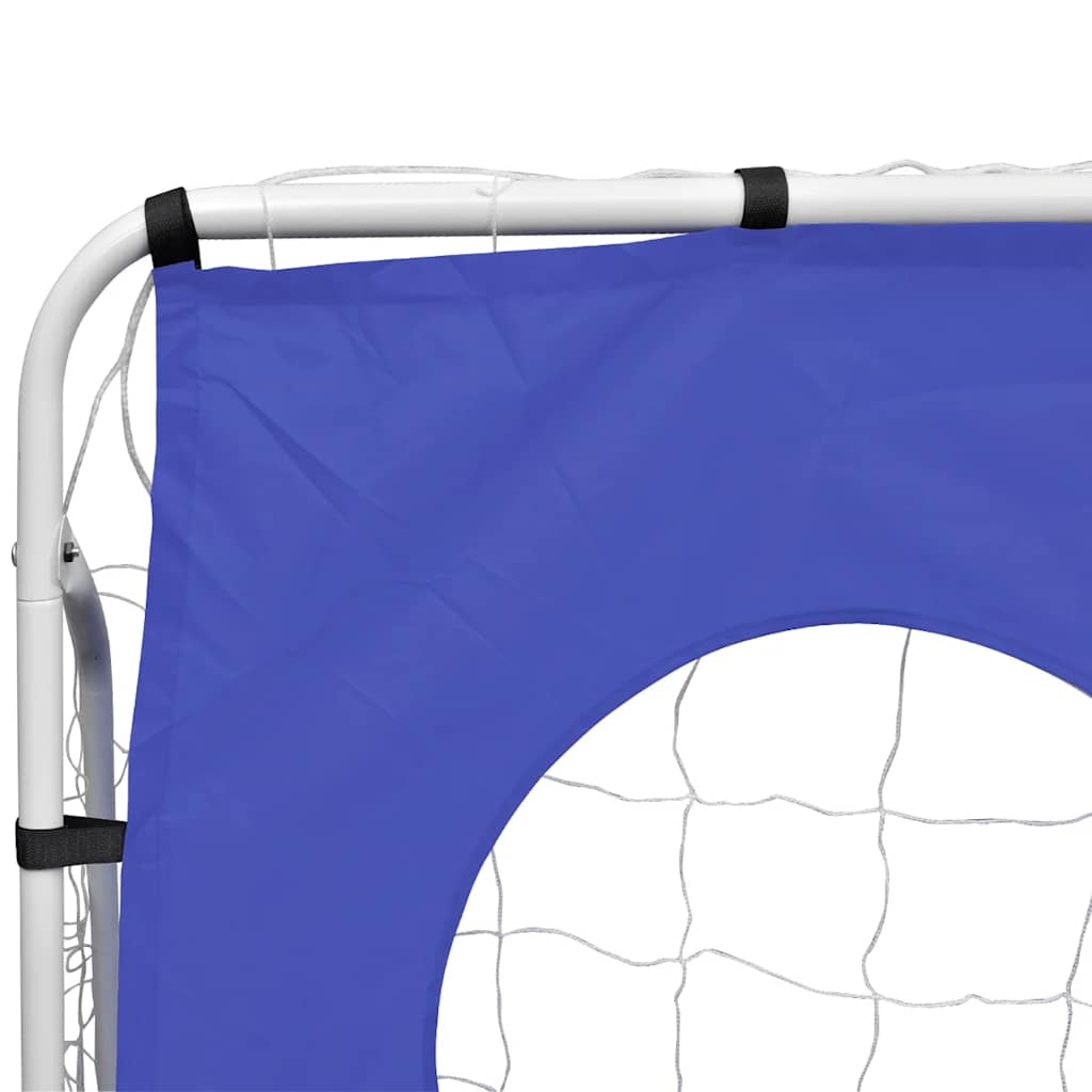 Baliza de futebol com parede pontaria 240x90x150 cm aço