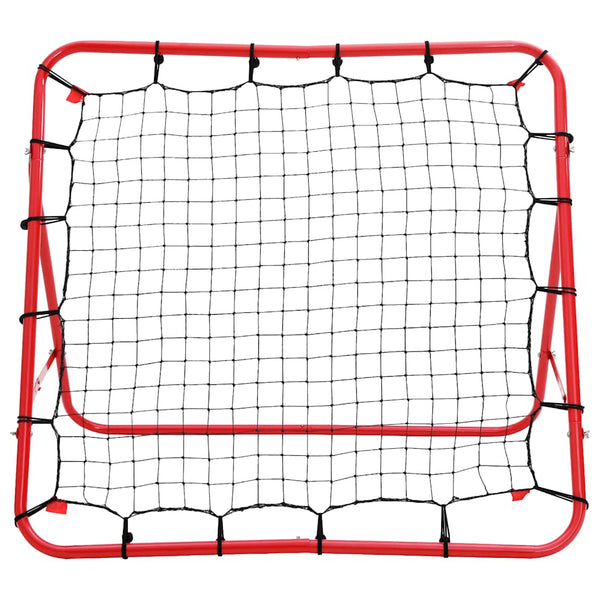Rede de ressalto para futebol ajustável 100 x 100 cm