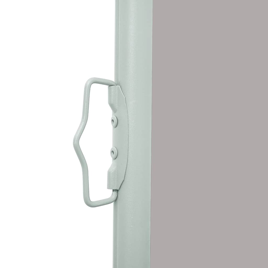 Toldo lateral retrátil para pátio 160x300 cm cinzento