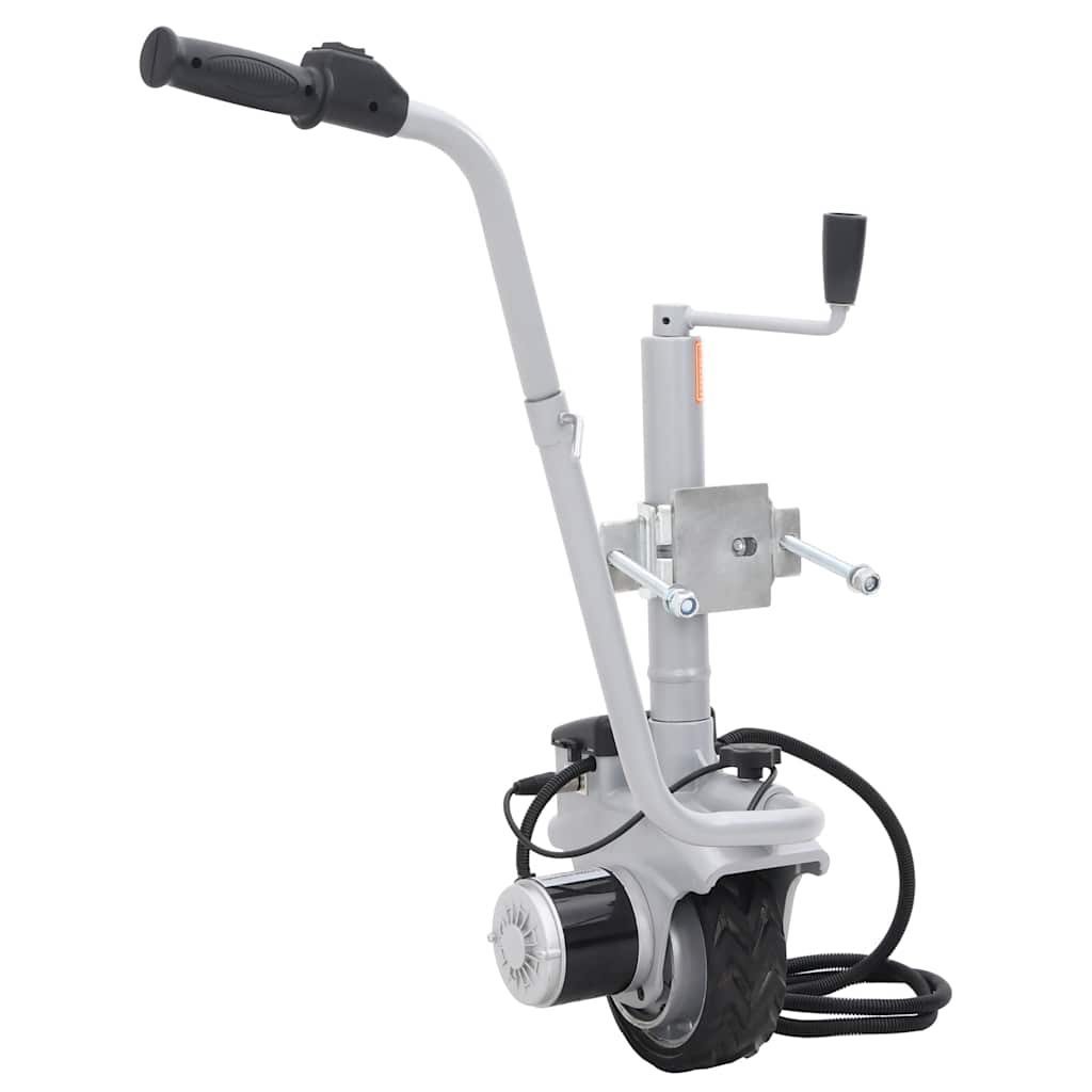 Roda jockey motorizada para atrelado alumínio 12 V 350 W