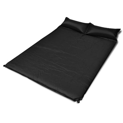 Colchão de dormir autoinsuflável 190x130x5 cm (duplo) preto