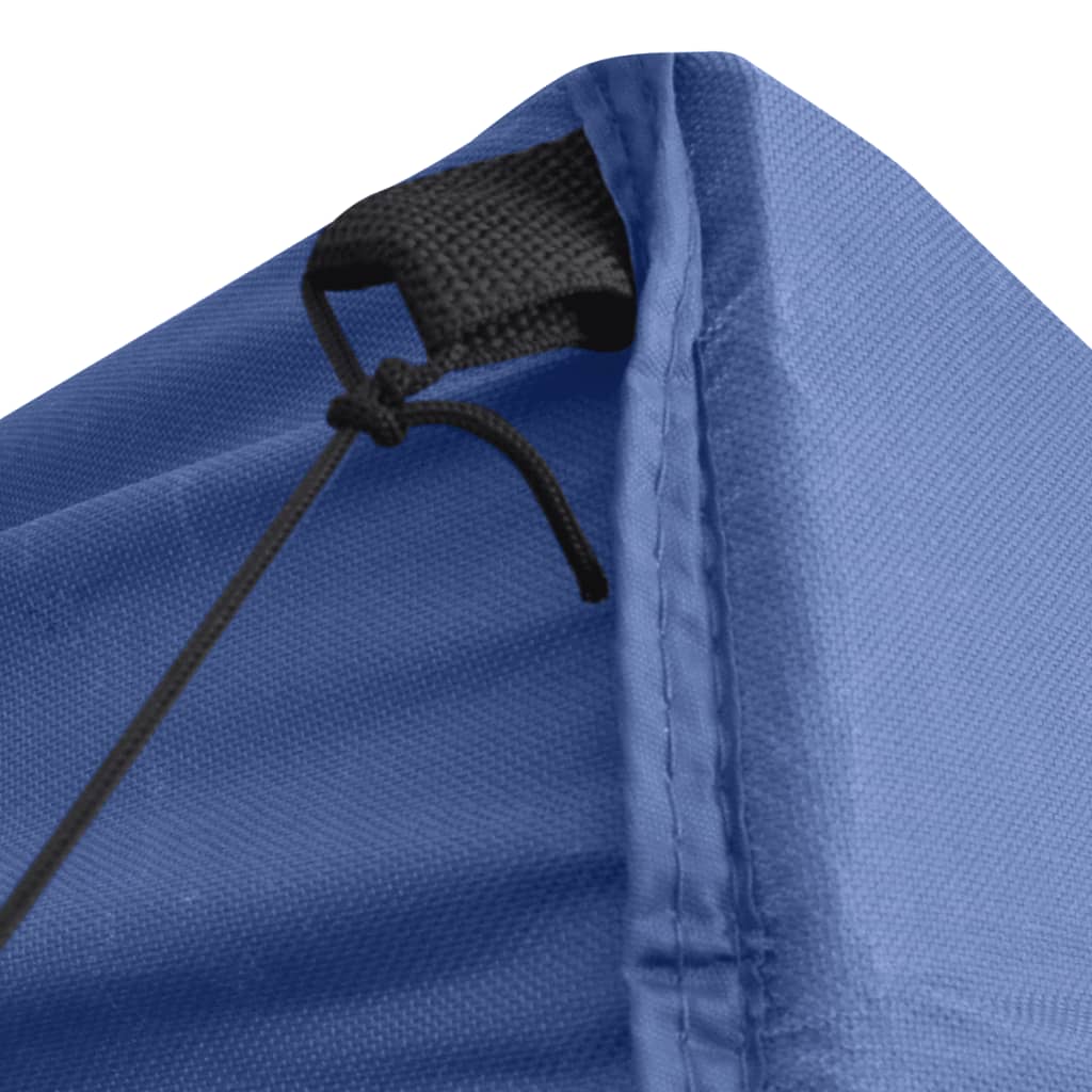 Tenda dobrável 3 x 3 m azul com 4 paredes