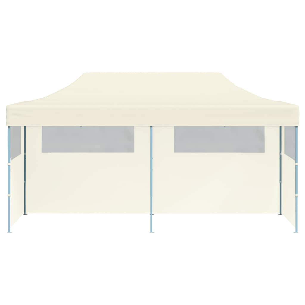 Tenda para festas pop-up dobrável 3 x 6 m creme