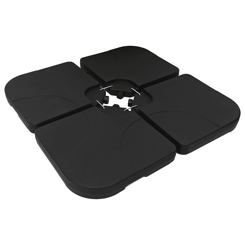 Base de guarda-sol portátil areia/água 60 L