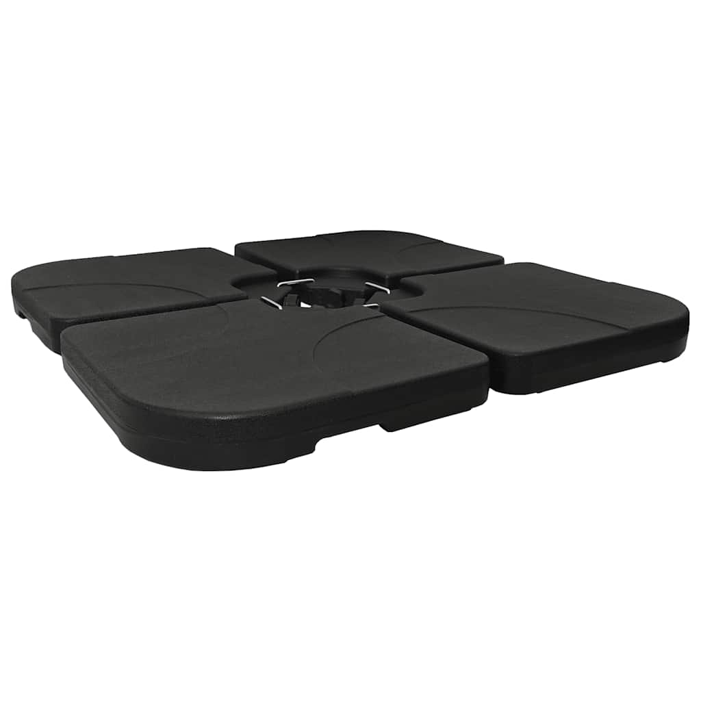 Base de guarda-sol portátil areia/água 60 L