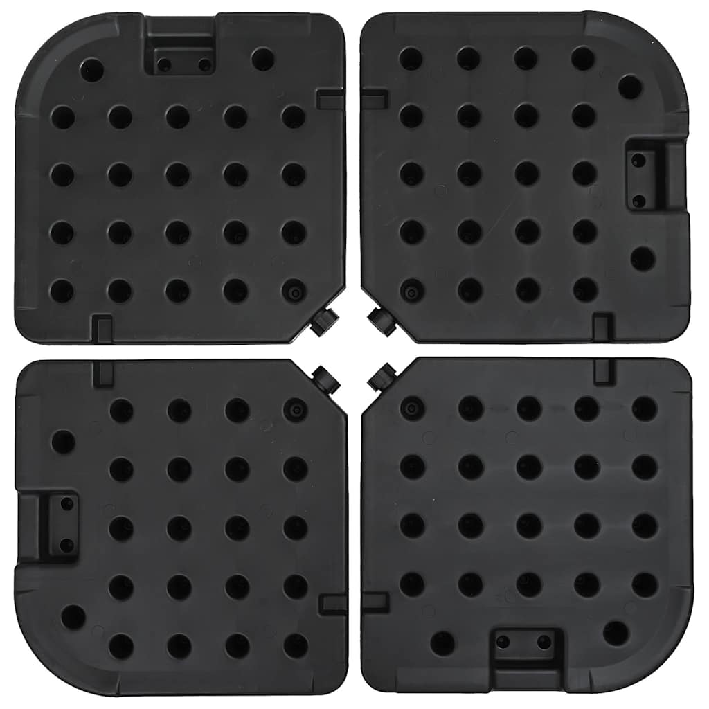 Base de guarda-sol portátil areia/água 60 L