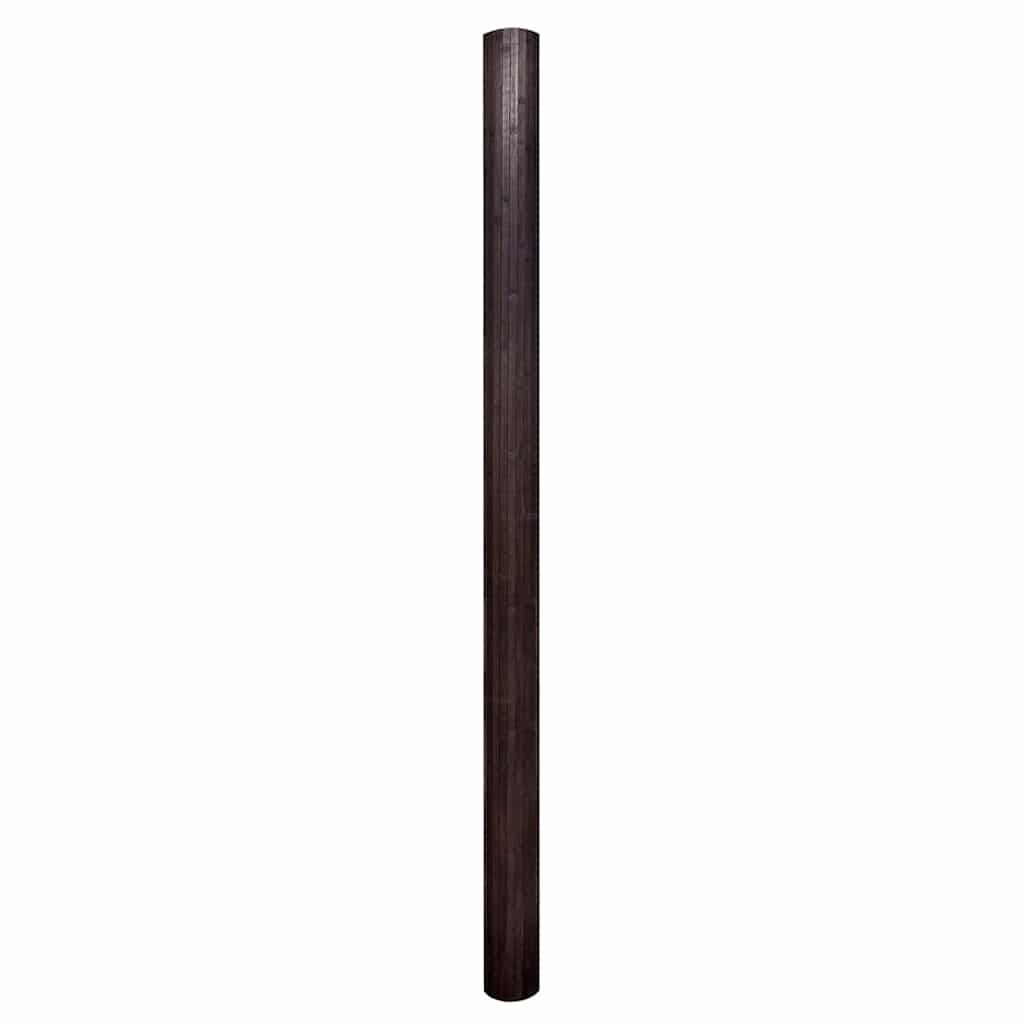 Biombo/divisória de sala 250x165 cm bambu castanho escuro