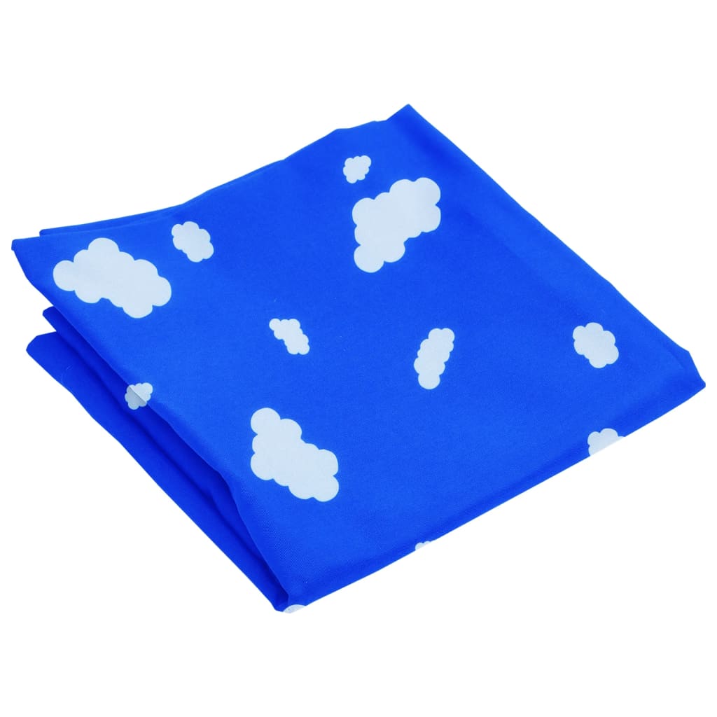 Assentos de baloiço 2pcs c/ pedras de escalada polietileno azul