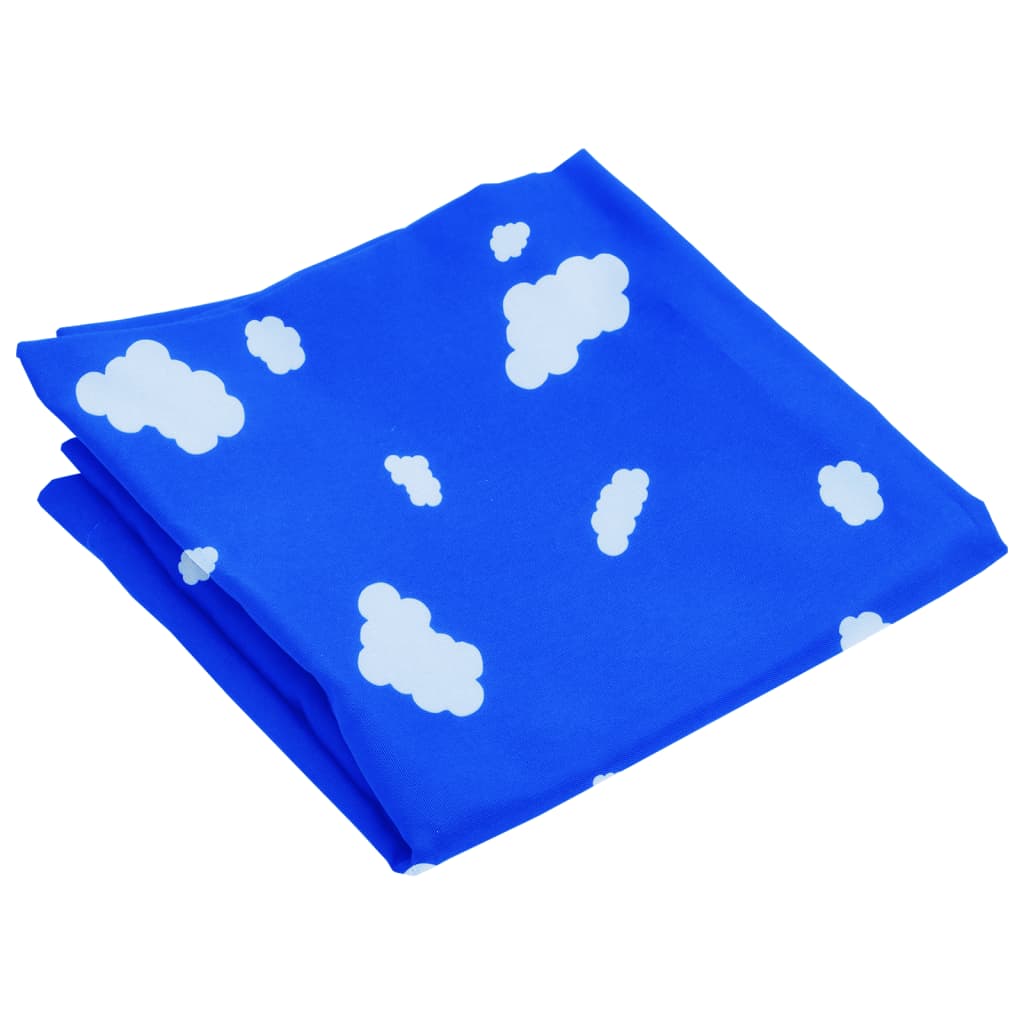 Assentos de baloiço 2pcs c/ pedras de escalada polietileno azul