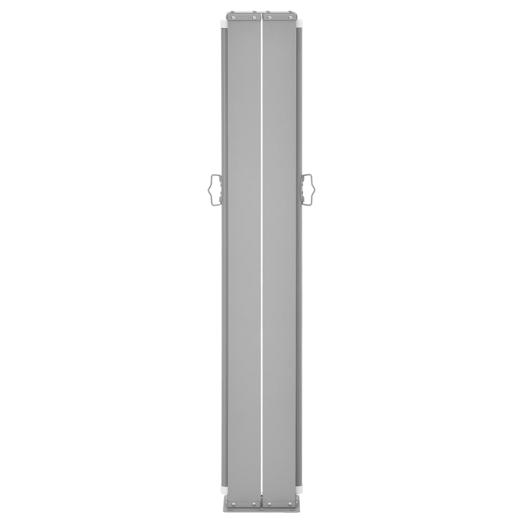 Toldo lateral retrátil 160x600 cm preto