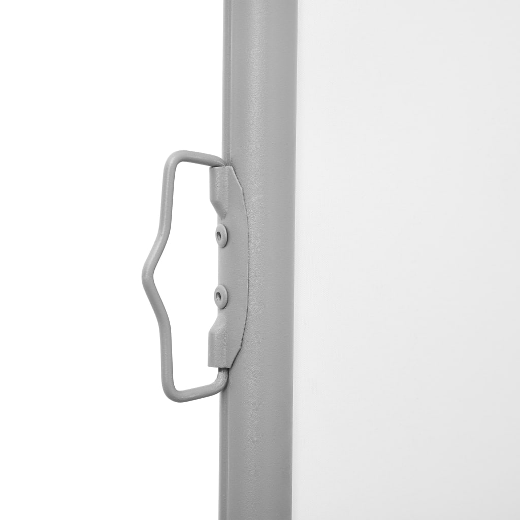 Toldo lateral retrátil, 160 x 600 cm, creme