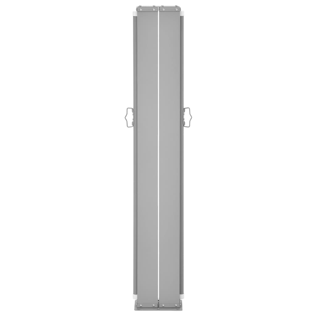 Toldo lateral retrátil, 160 x 600 cm, creme