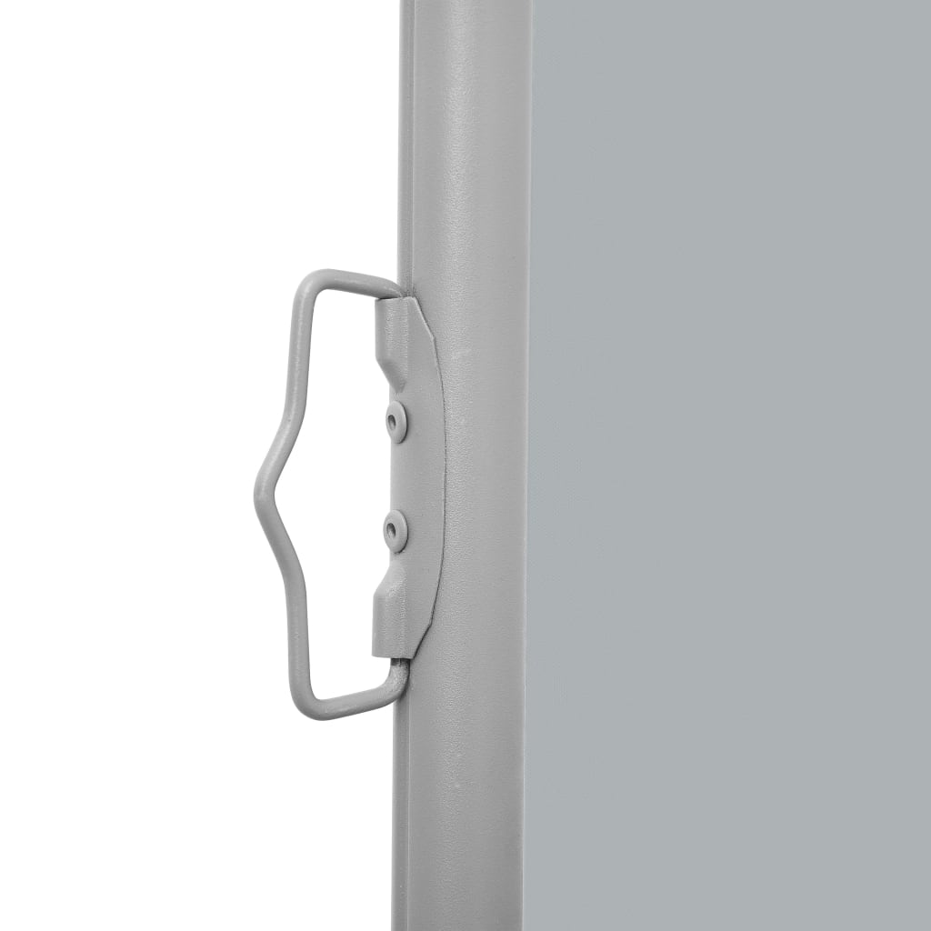 Toldo lateral retrátil, 160 x 600 cm, cinzento