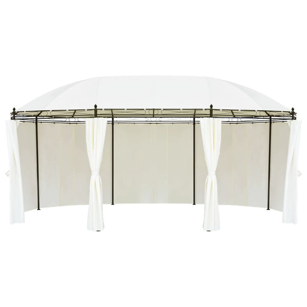 Gazebo branco-nata 530 x 350 x 265 cm