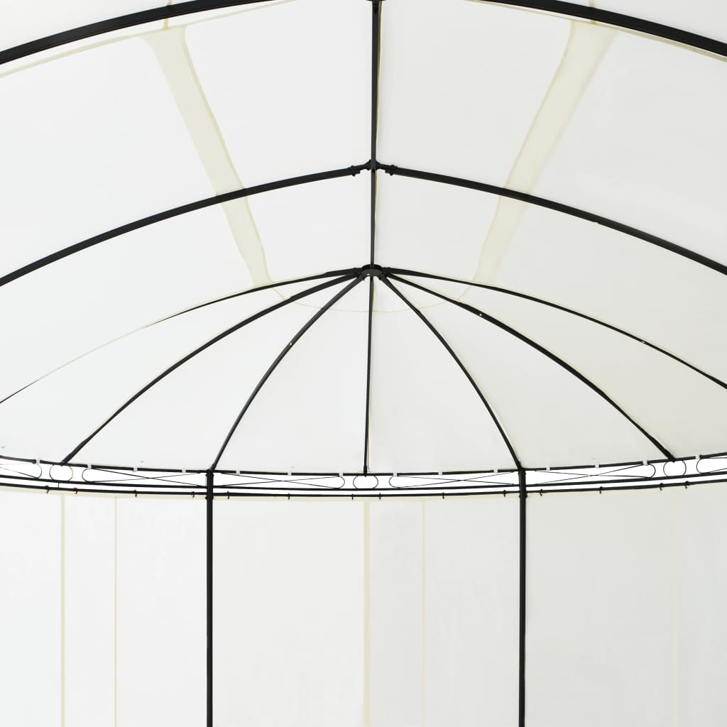 Gazebo branco-nata 530 x 350 x 265 cm