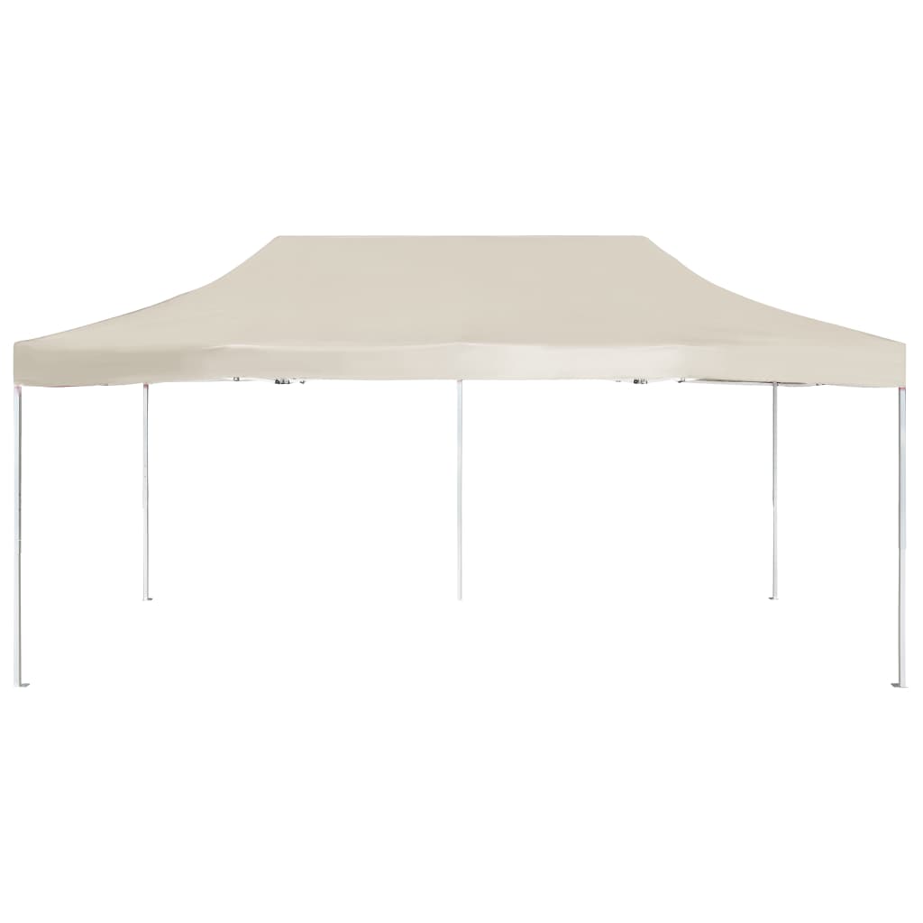Tenda dobrável profissional para festas alumínio 6x3m creme