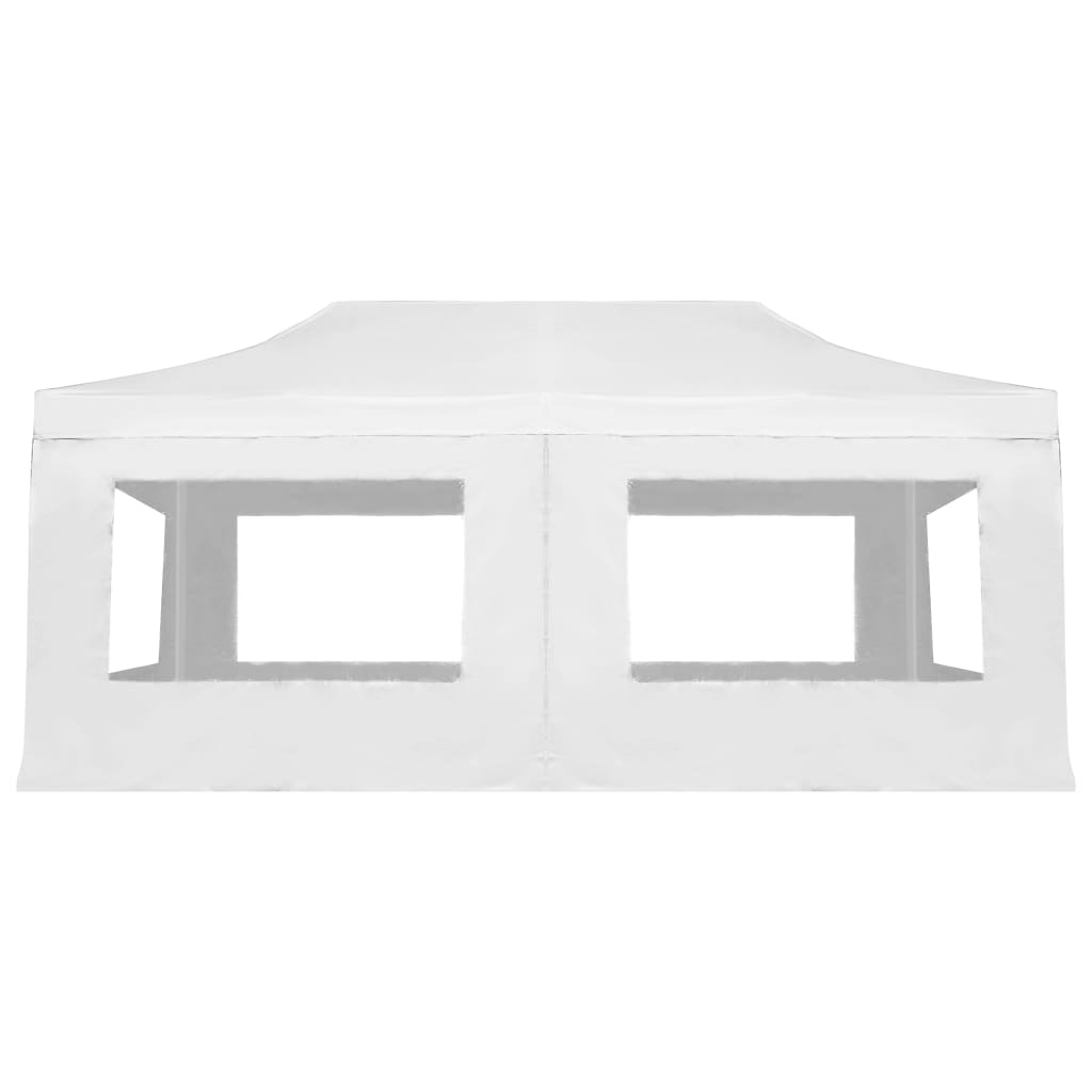 Tenda dobrável profissional com paredes alumínio 6x3 m branco