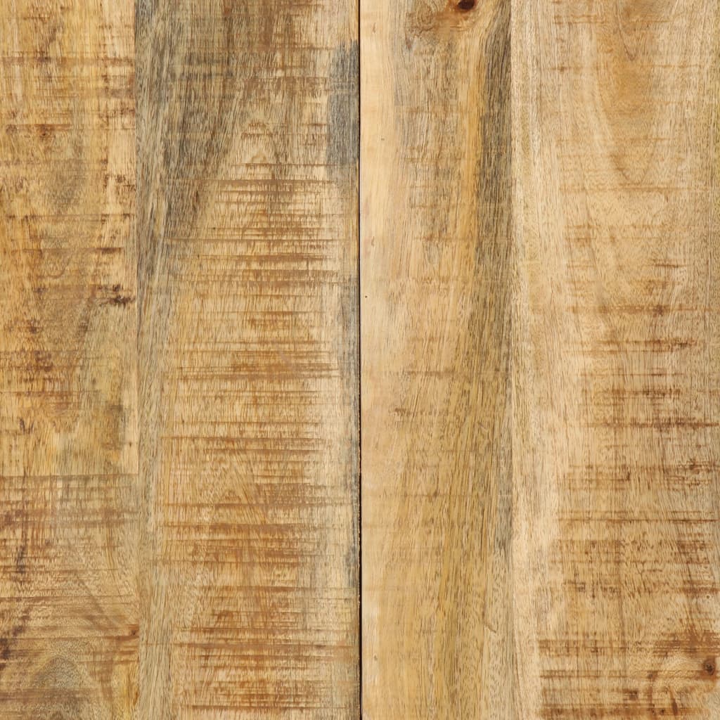 Mesa de jantar 140x70x75 cm madeira de mangueira maciça