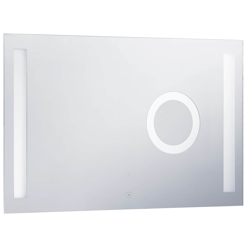 Espelho de parede LED c/ sensor tátil casa de banho 100x60 cm
