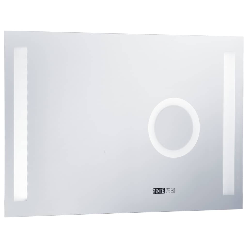 Espelho de parede LED c/ sensor tátil casa de banho 100x60 cm