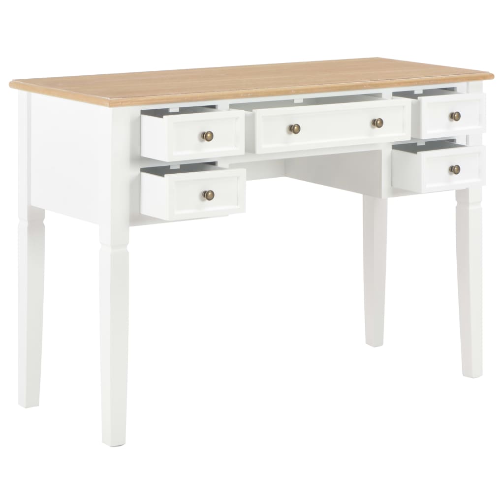 Secretária 109,5x45x77,5 cm madeira branco