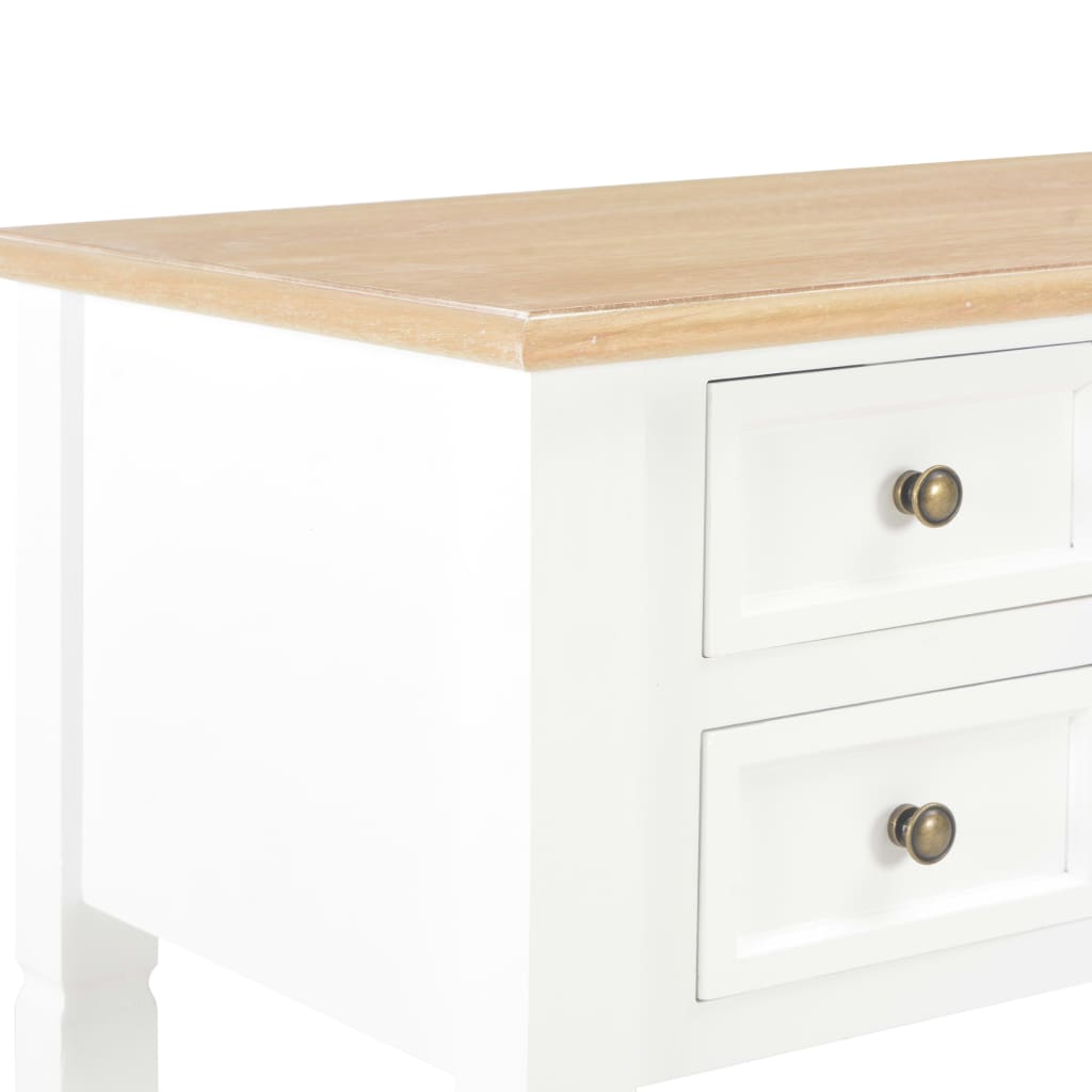 Secretária 109,5x45x77,5 cm madeira branco