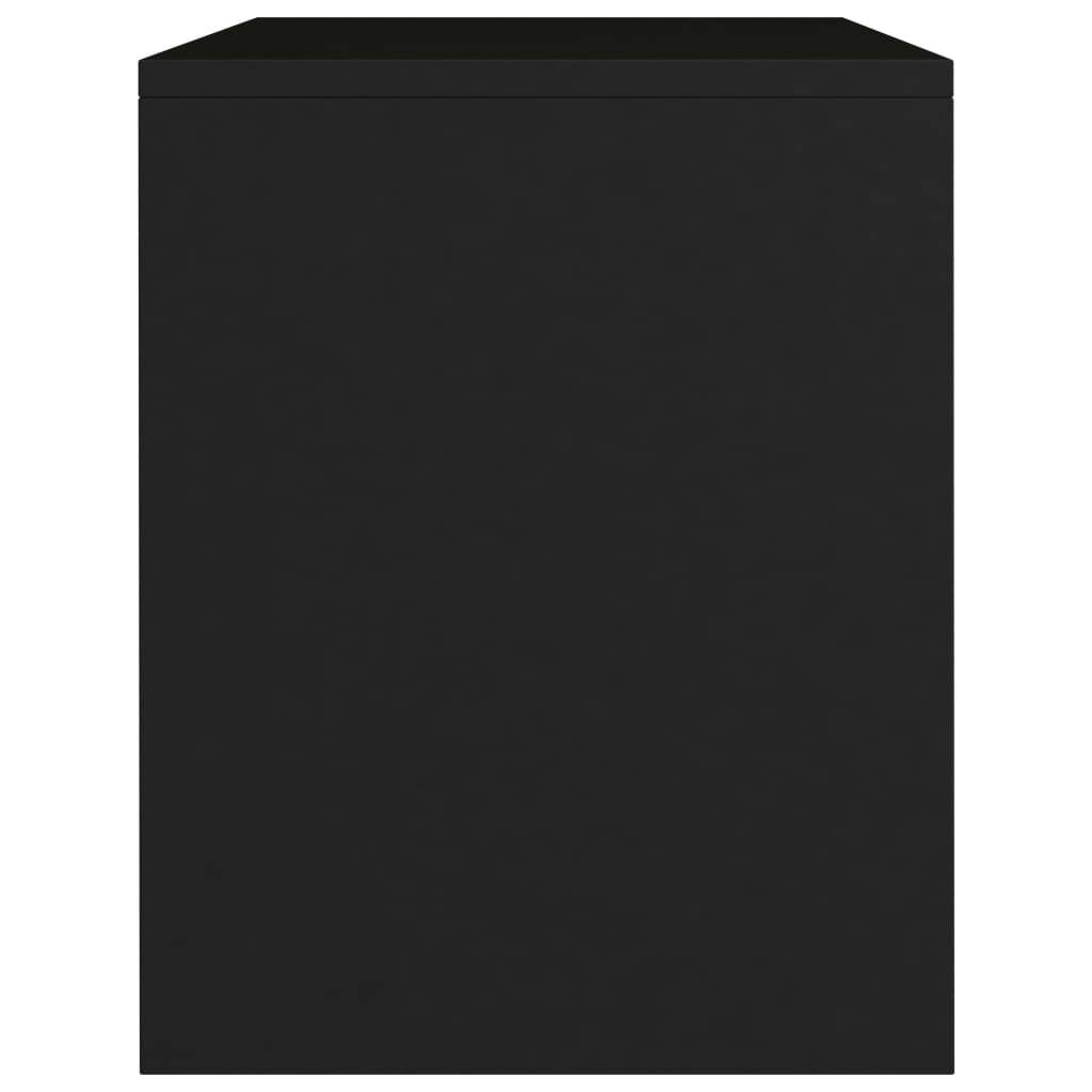 Mesas de cabeceira 2 pcs 40x30x40 cm derivados de madeira preto