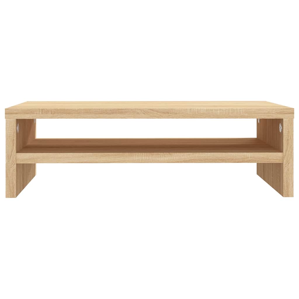 Suporte para monitor derivados de madeira carvalho sonoma