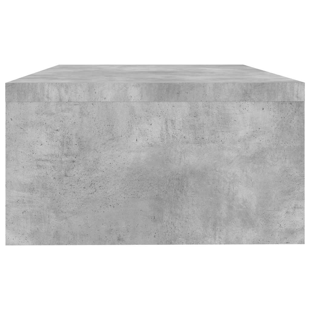 Suporte para monitor derivados de madeira cinzento cimento